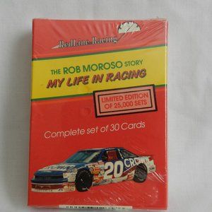 Redline Racing Rob Moroso Story My Life In Racing 30 Card Set Sealed NIB